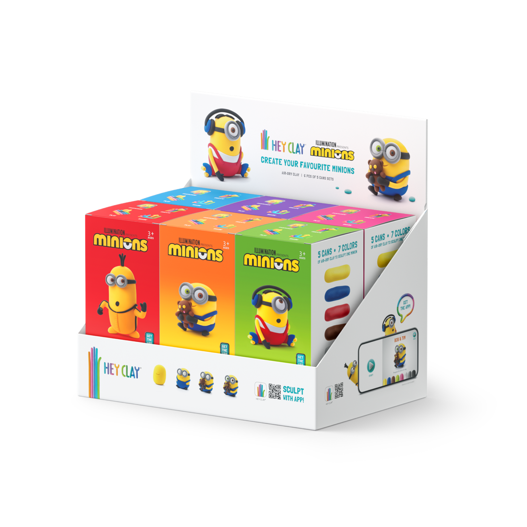 Hey Clay Minions Assorted Characters