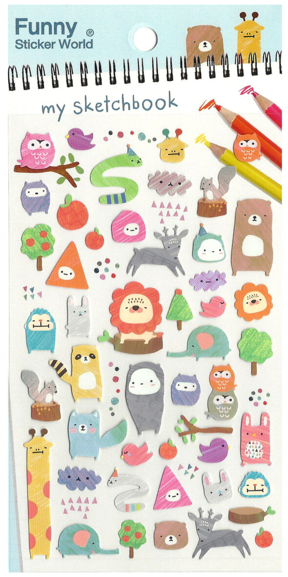 My Sketchbook Animal Stickers