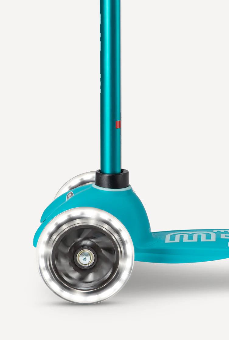 Micro Mini Deluxe LED Scooter - Aqua - Ages 2-5