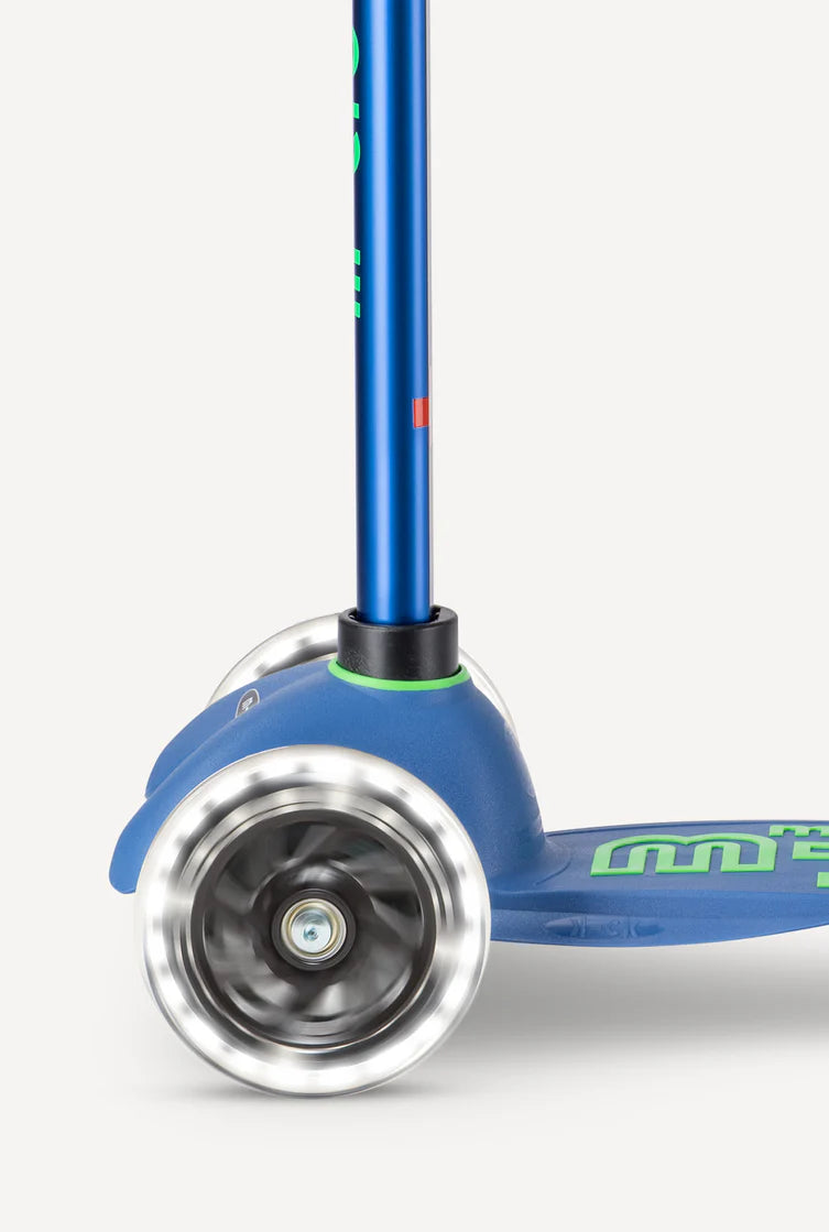 Micro Mini Deluxe LED Scooter - Crystal Blue - Ages 2-5