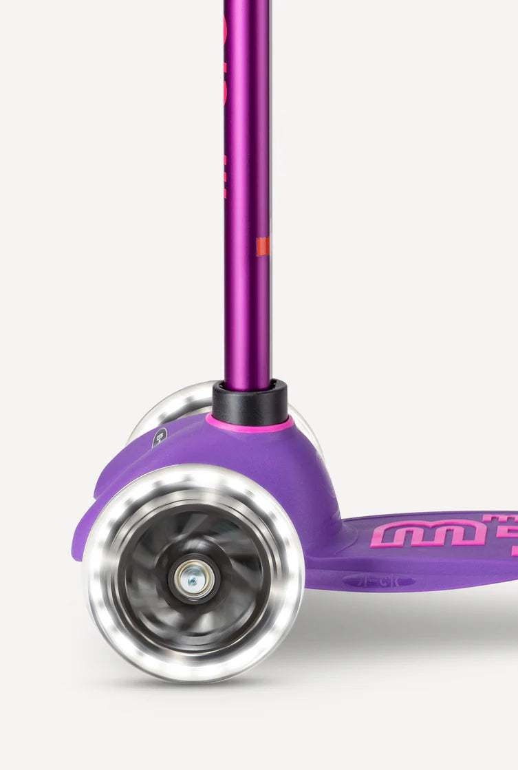 Micro Mini Deluxe LED Scooter - Purple/Pink - Ages 2-5