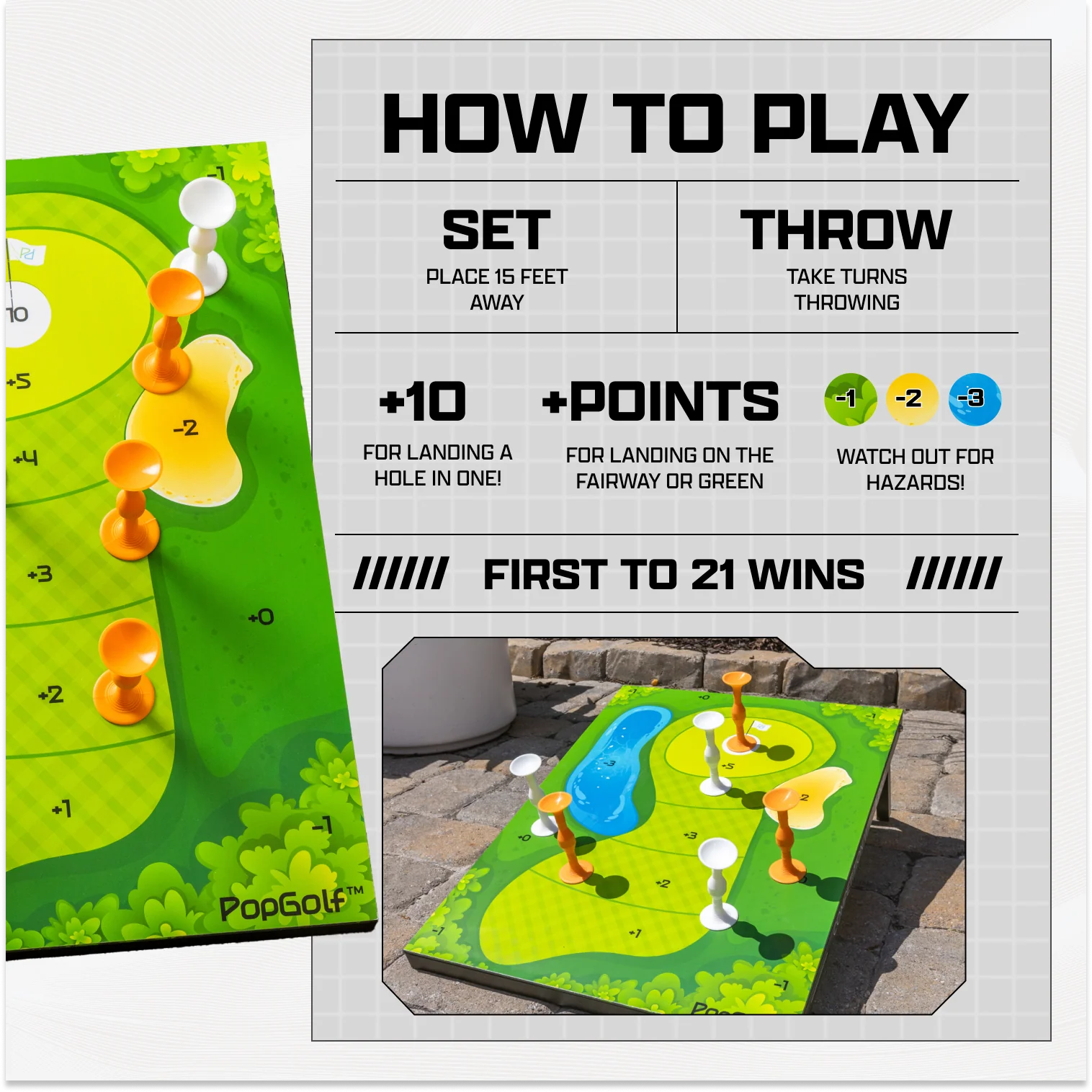 PopGolf Board Edition Complete Set