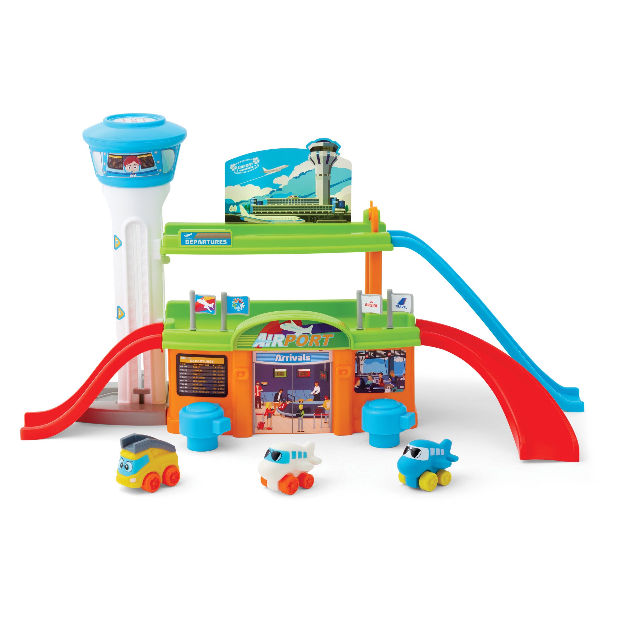 Kidoozie Slide 'n Soar Airport Playset