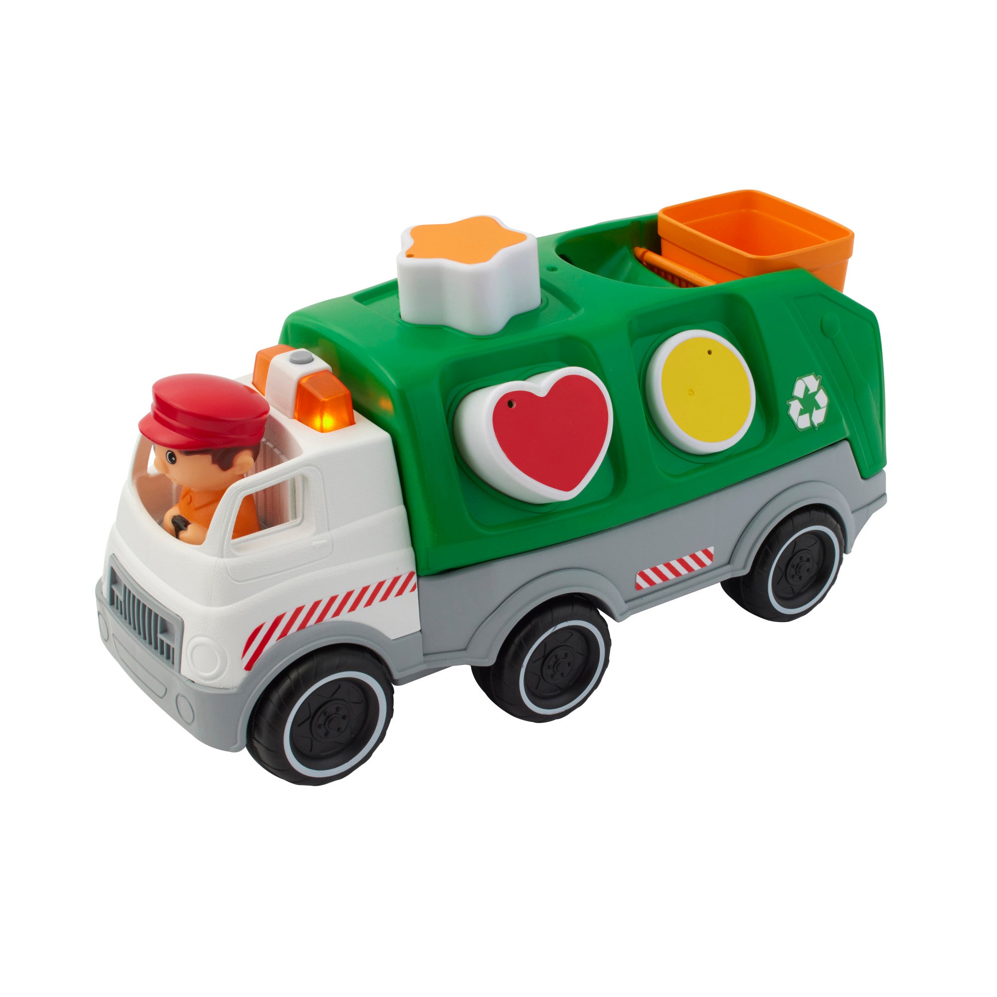 Kidoozie Shape Sorting Recycling Truck