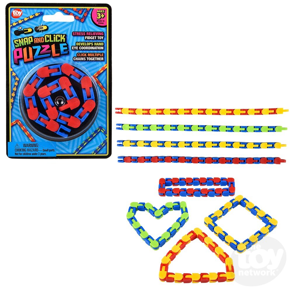 10.75" Snap And Click Puzzle