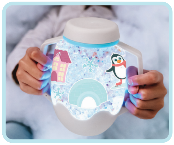 Glo Pals DIY Sensory Play Jar Set: Snowglobe
