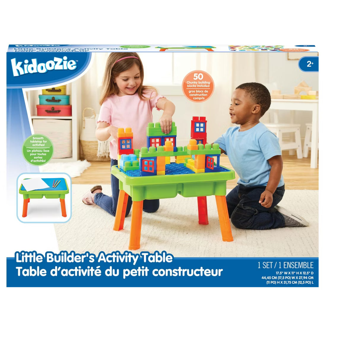Kidoozie Little Builder's Activity Table