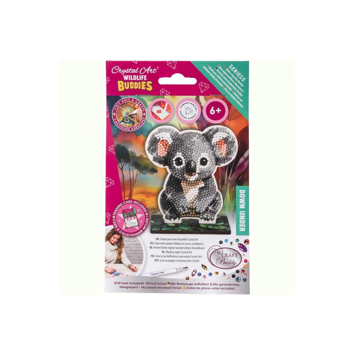 Crystal Art Buddies - Cute Animals