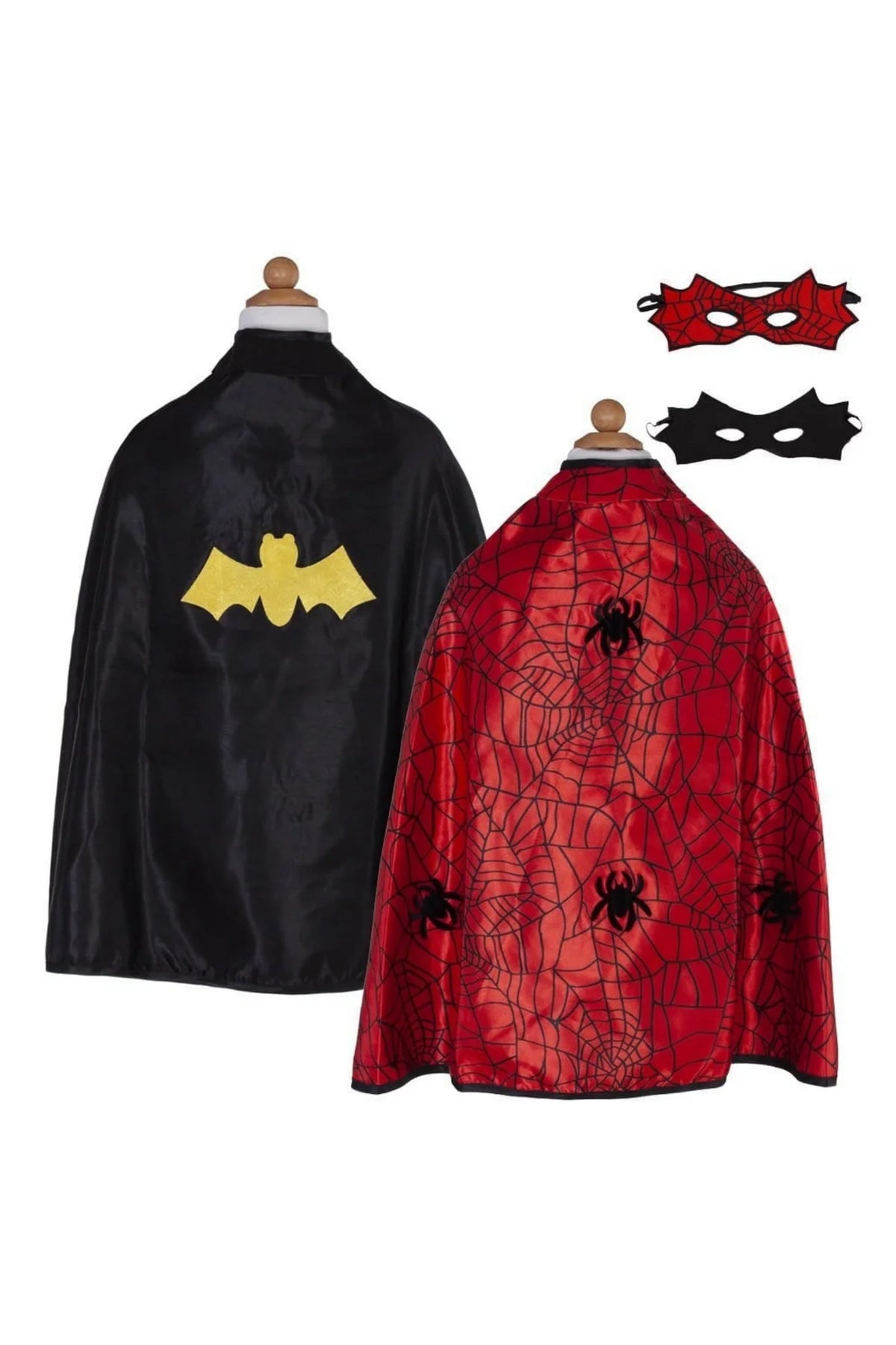 Reversible Spider Cape with Mask & Wristbands Size 4/6