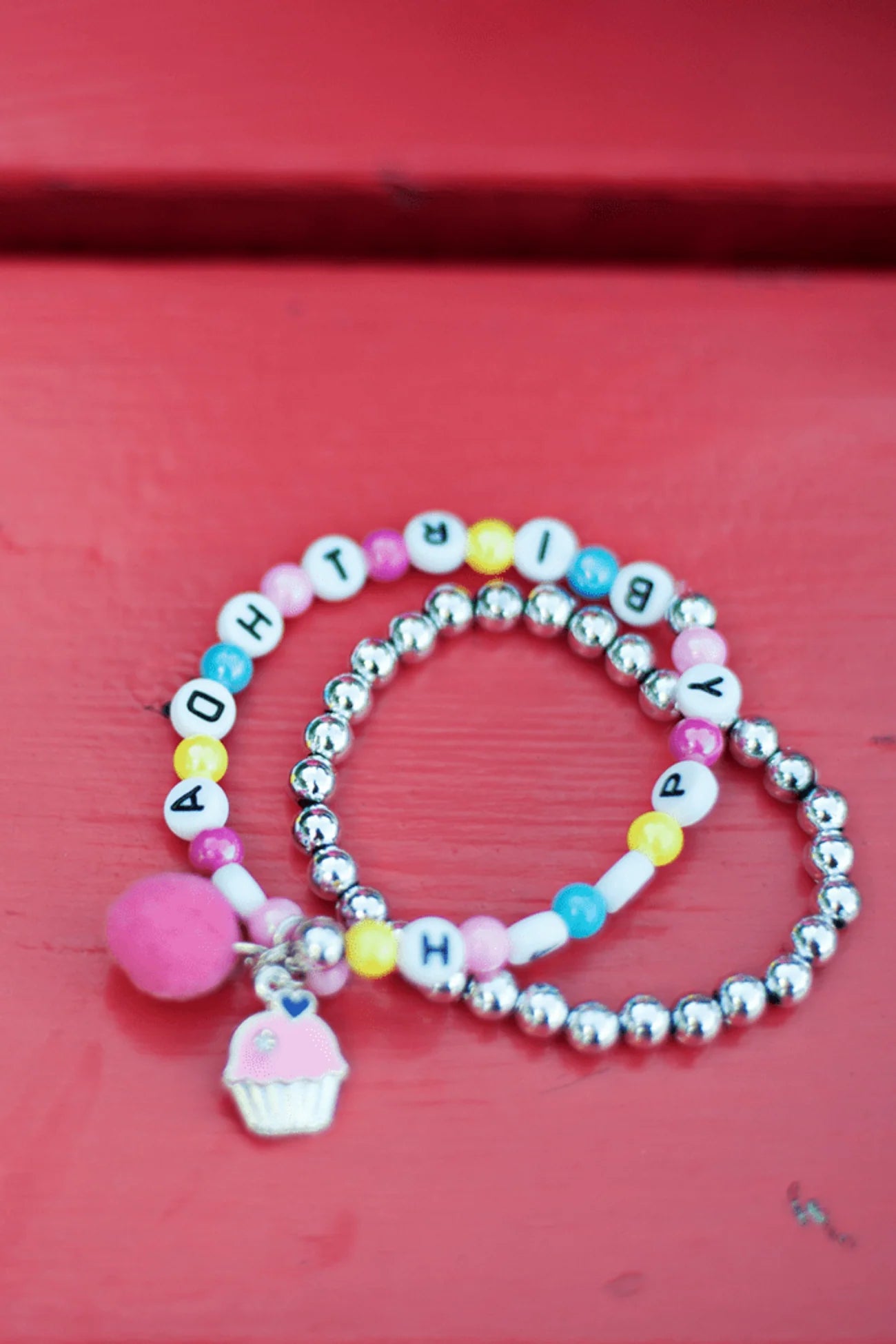Happy Birthday 2pc Bracelet Set