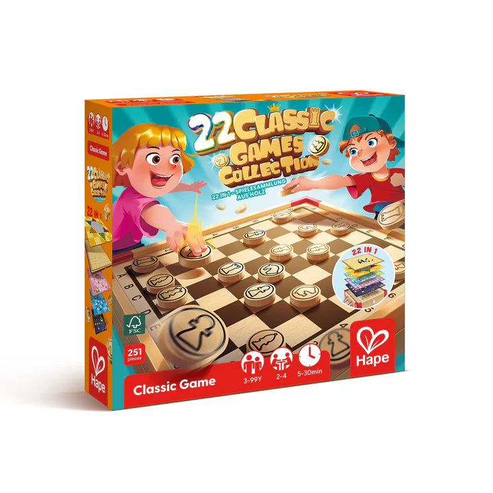 Hape 22 Classic Games Collection