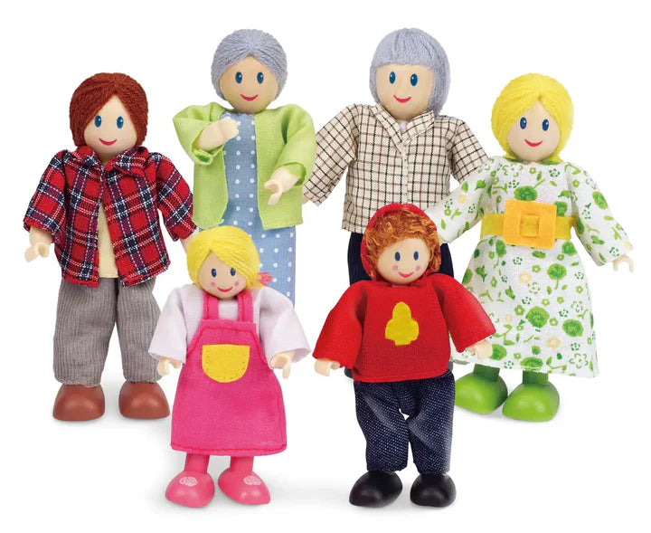 Hape Happy Family Doll Set