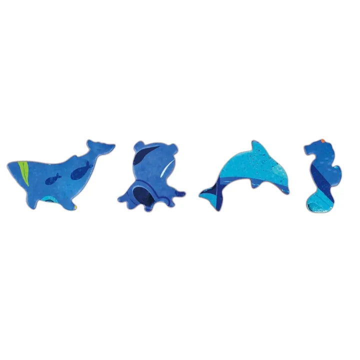 Hape Humpback Whale Shimmer Floor 200 Piece Puzzle