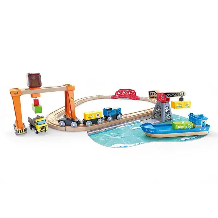 Hape Lift & Load Harbour Set