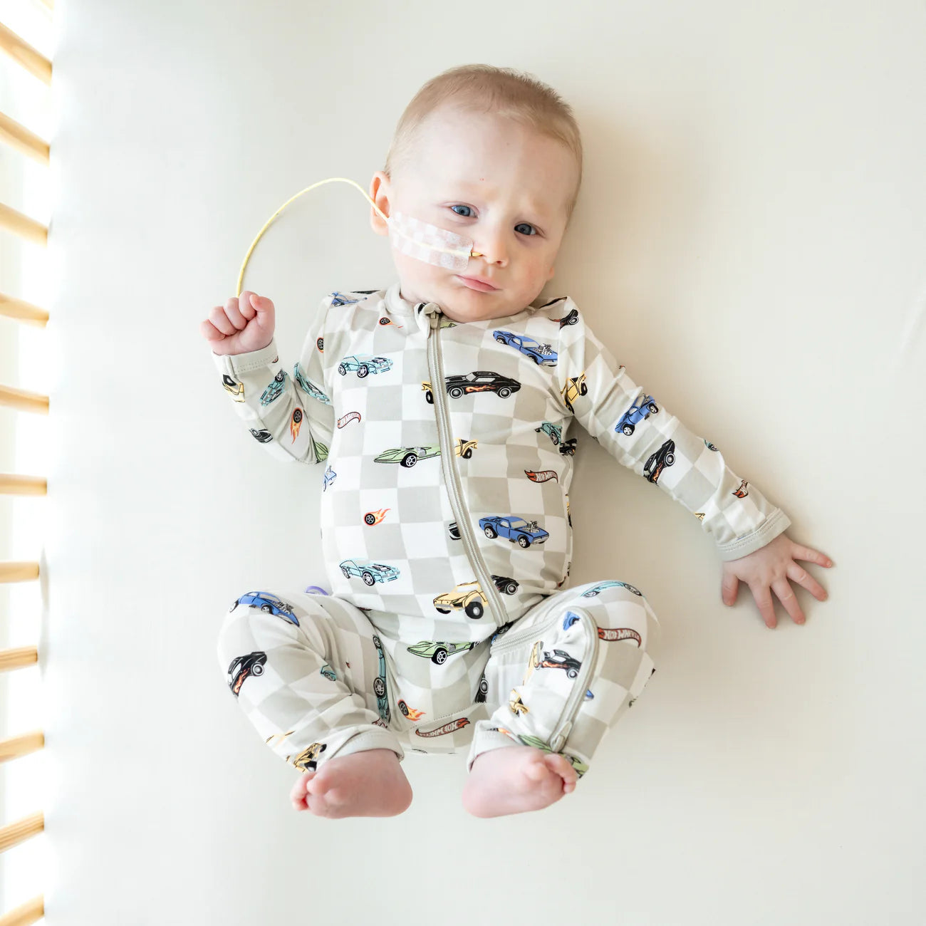 Kyte Baby Zippered Romper in Fast and Fierce