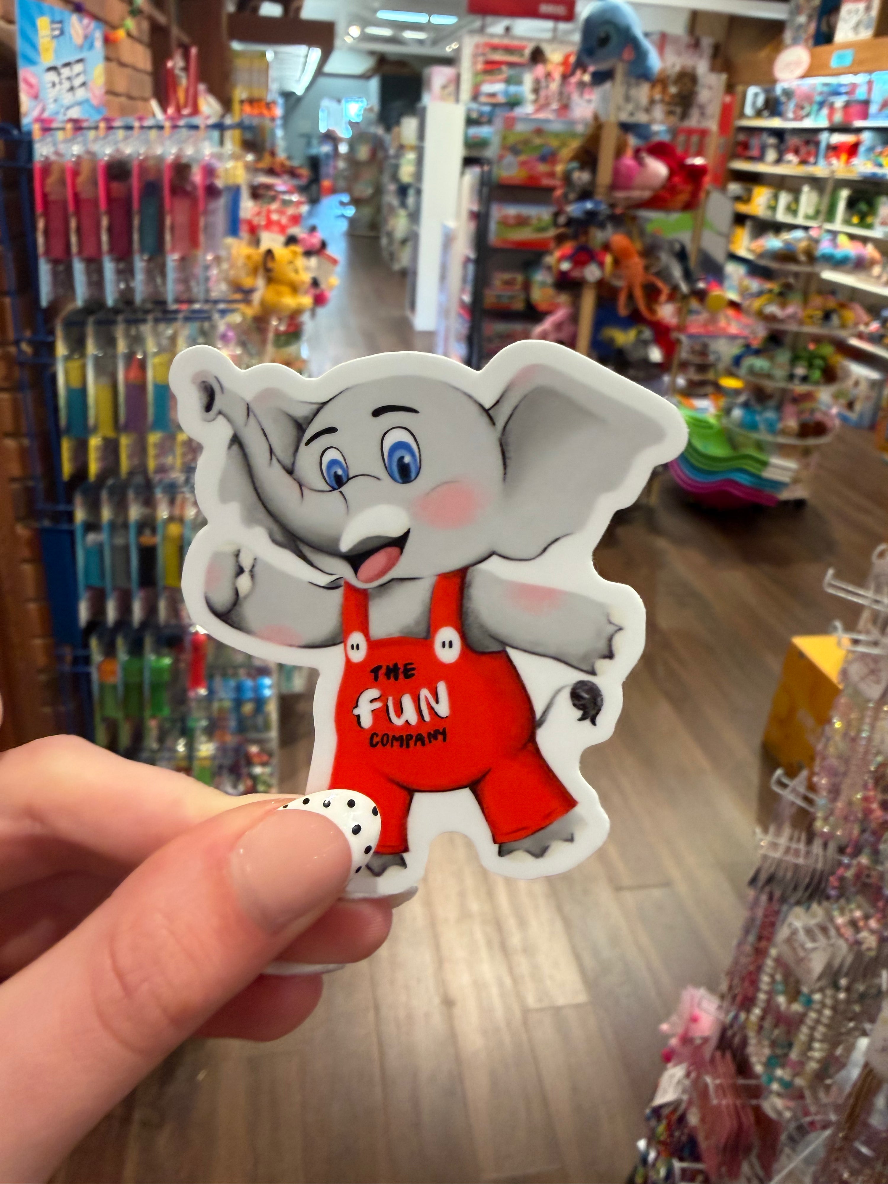 Fun Company Mascot Sticker