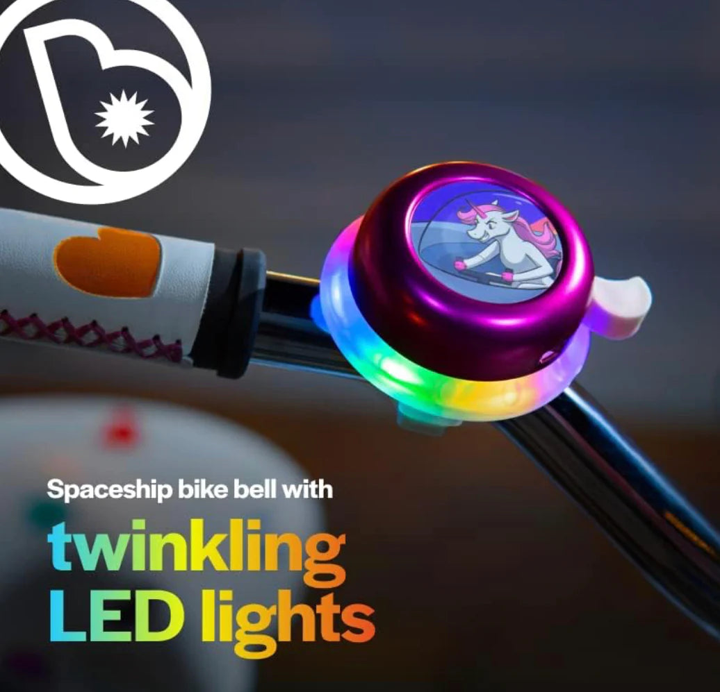 Space Brightz Light Up Bell for Bikes & Scooters