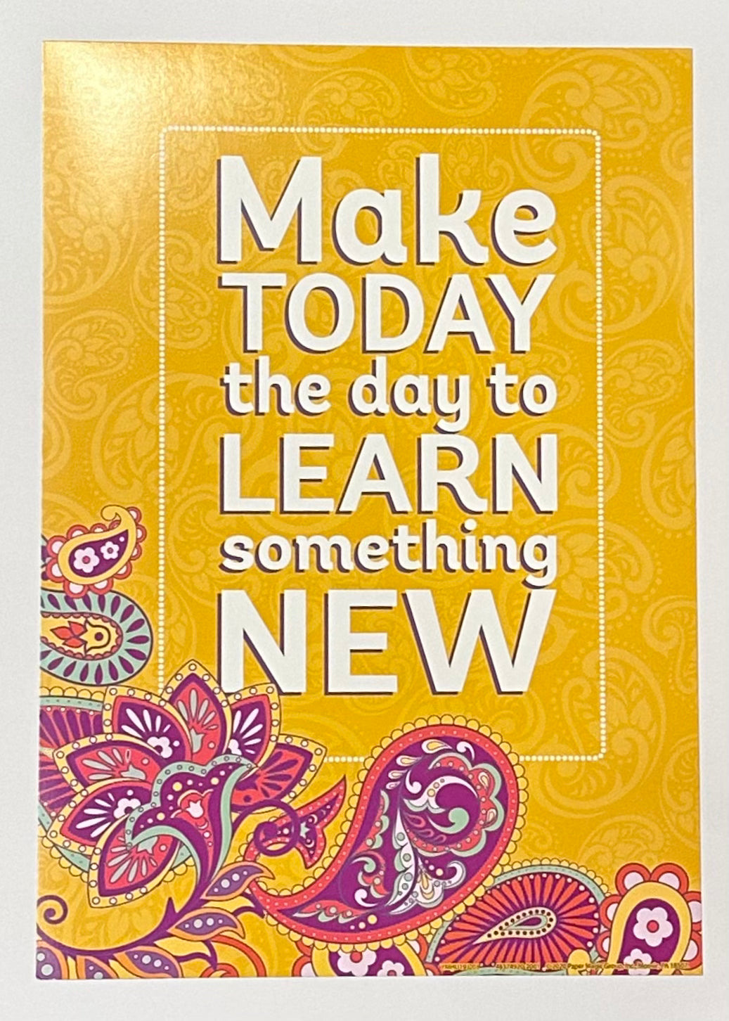 Positively Paisely - Make Today The Day Poster