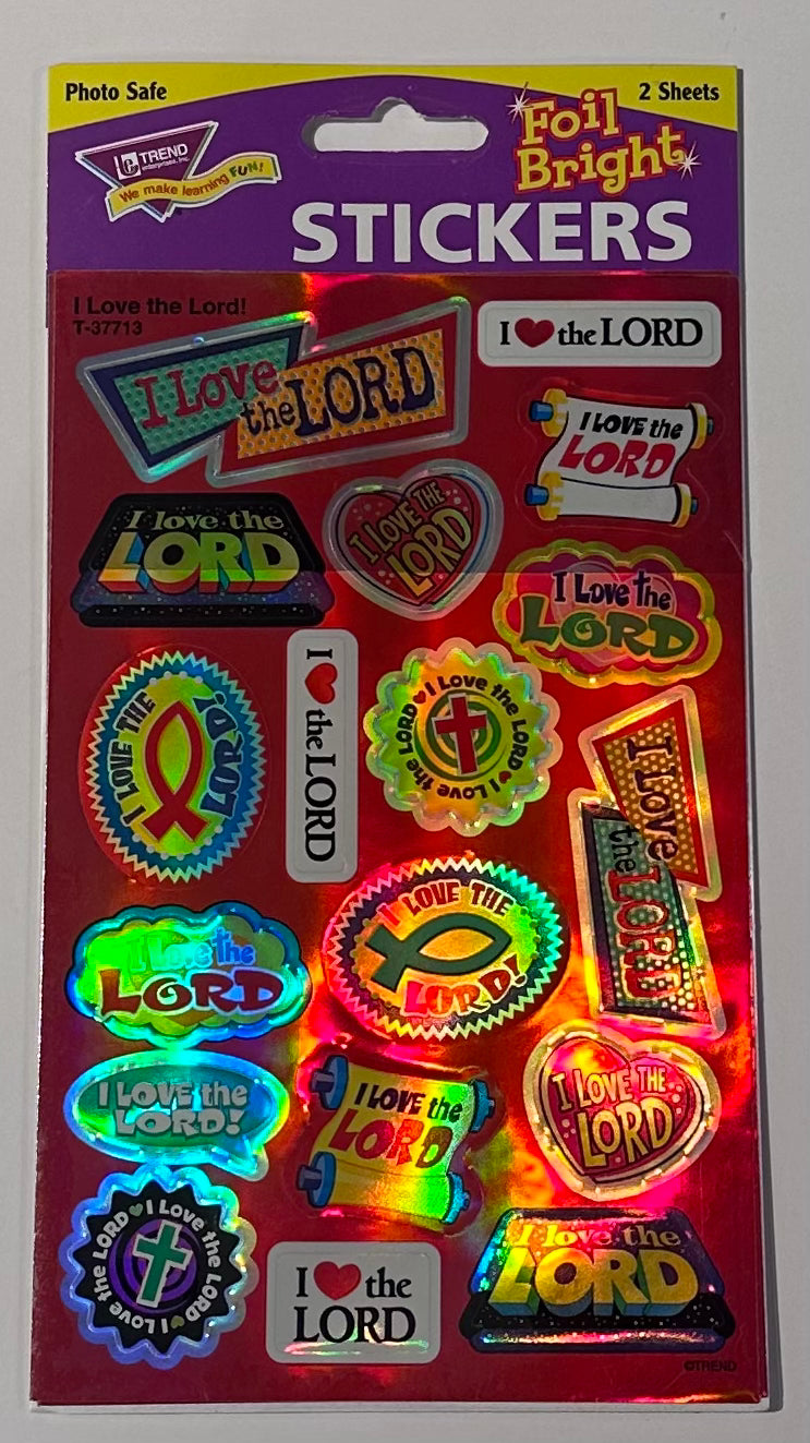 I Love The Lord Stickers