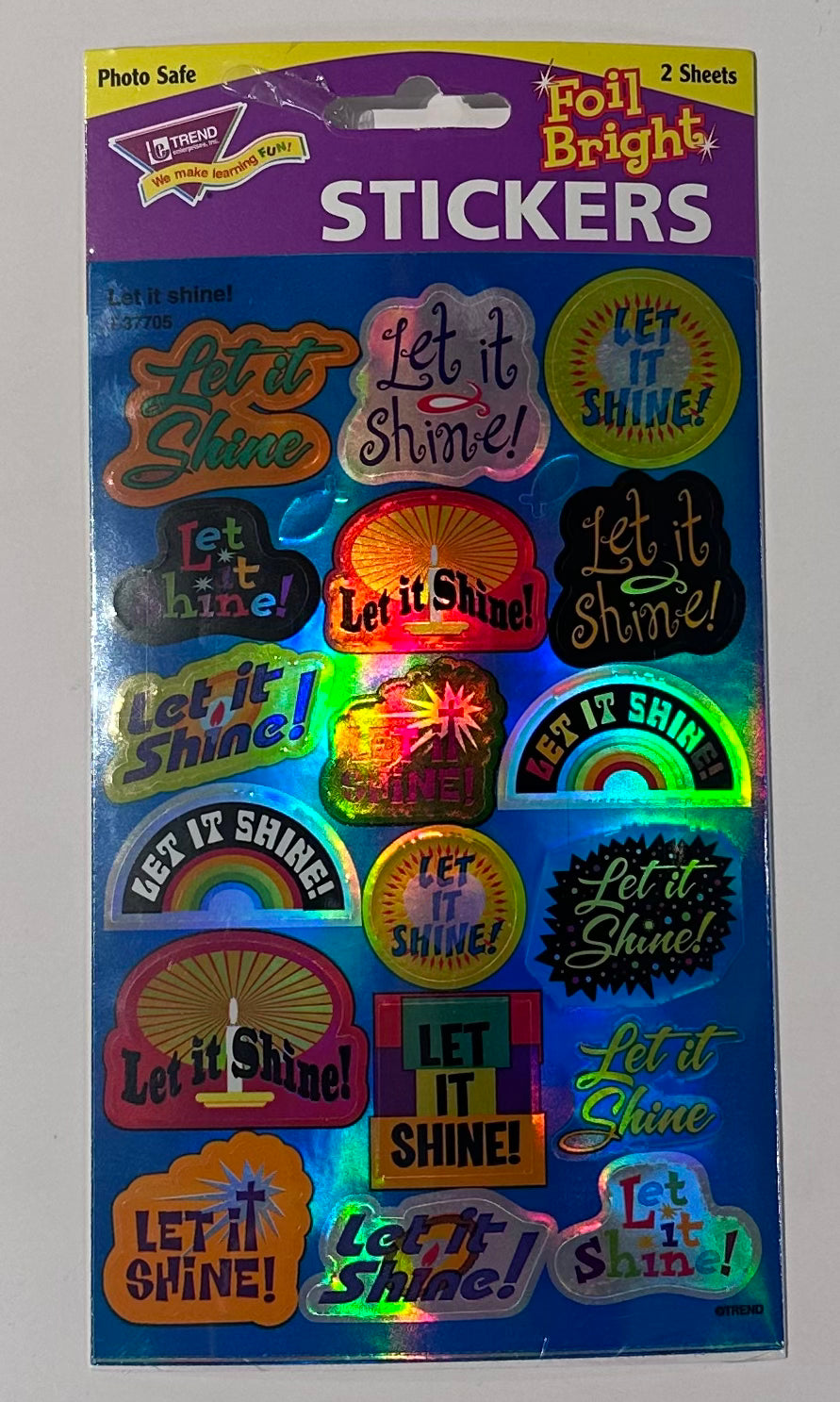Let It Shine Stickers