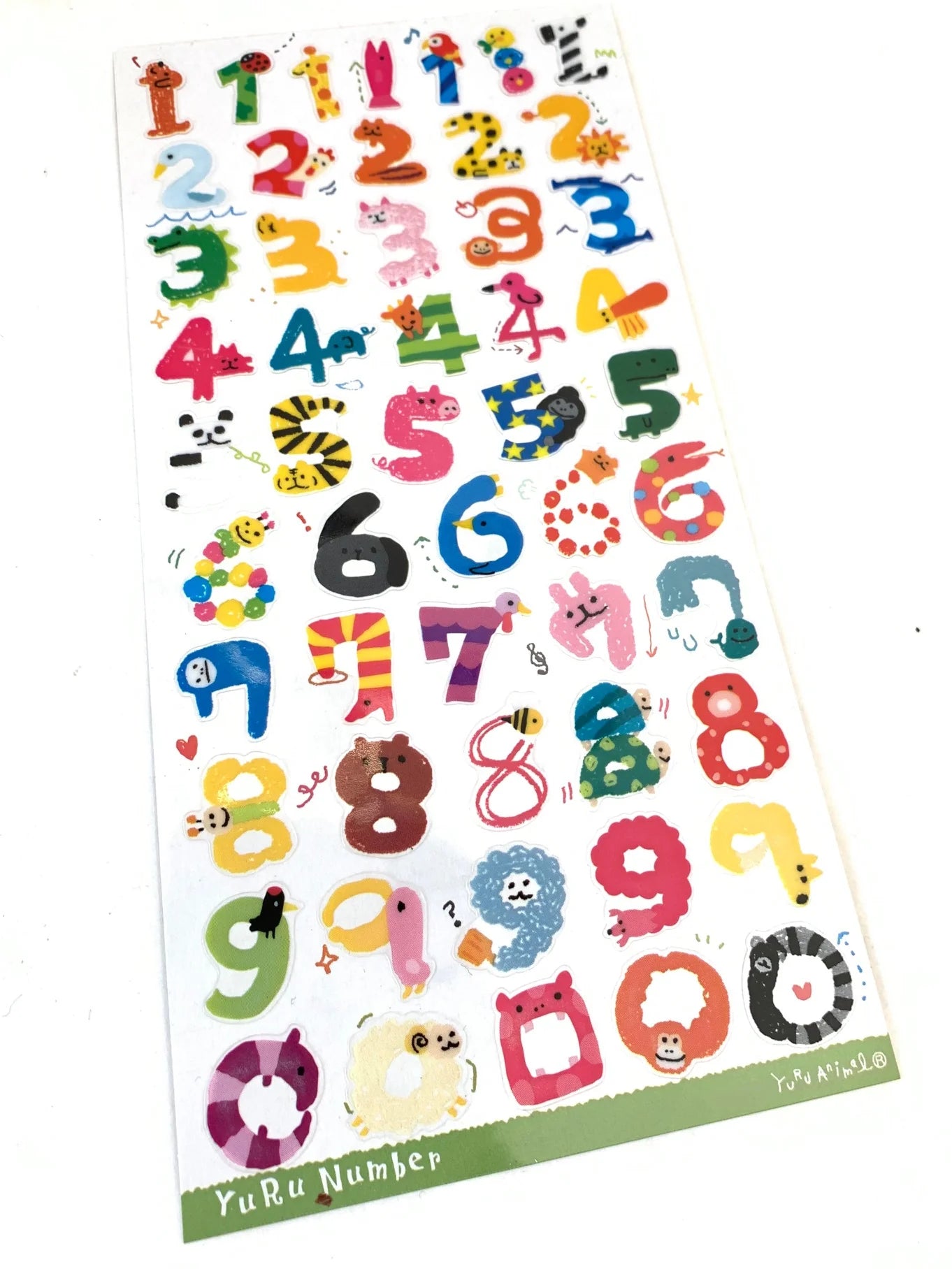 BC Mini Number Stickers