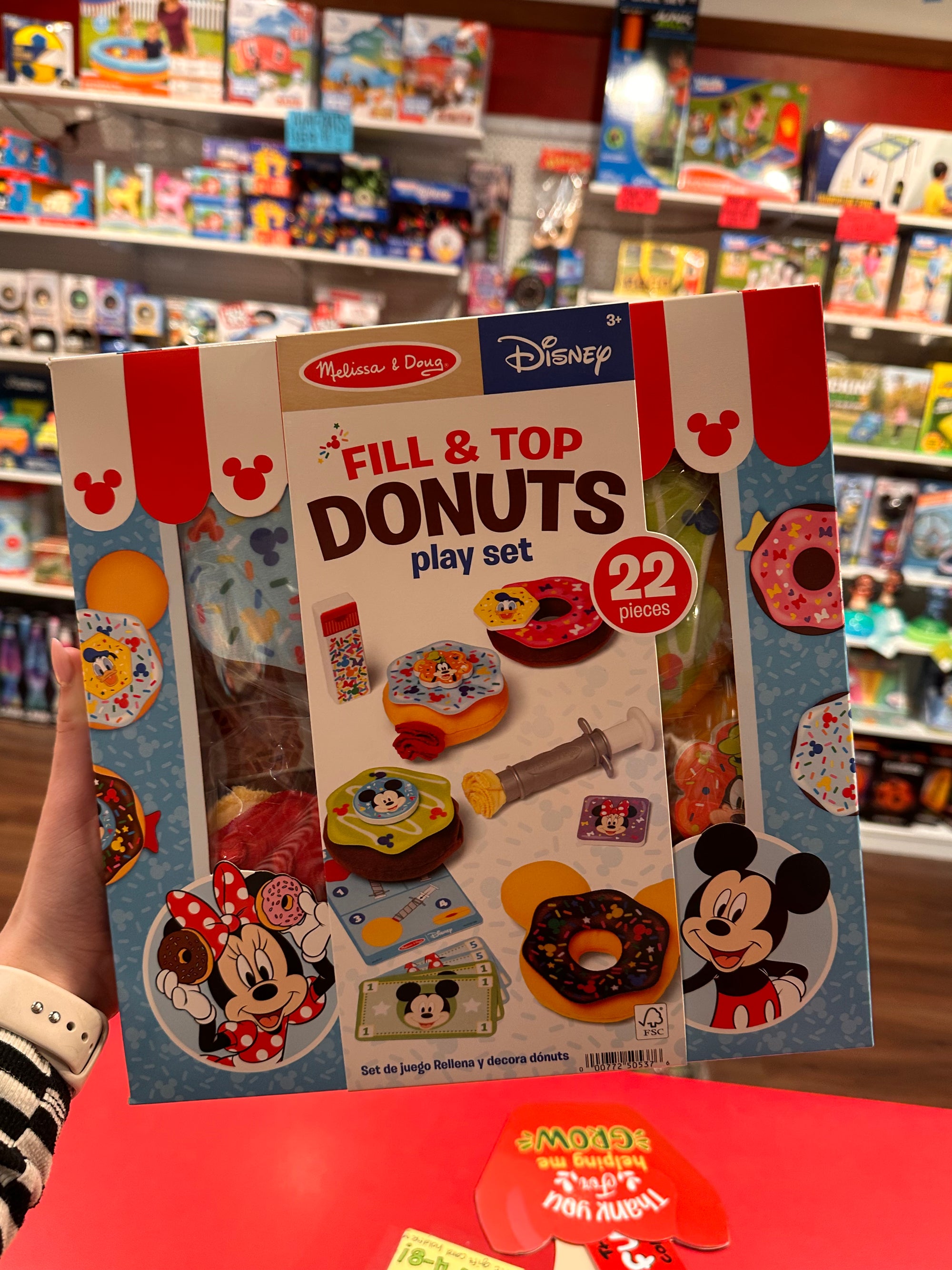 Melissa & Doug Disney Fill & Top Character Donuts Play Set