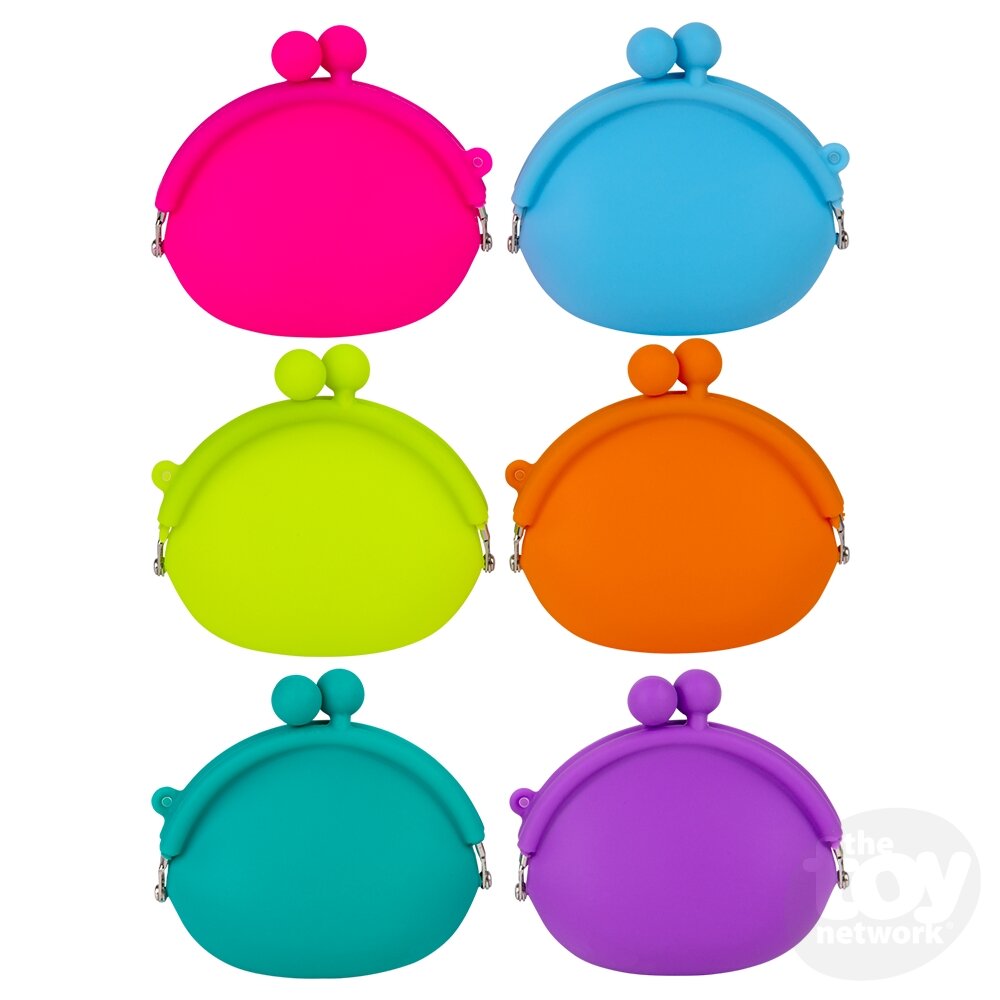 Silicone Coin Purse 3.5"