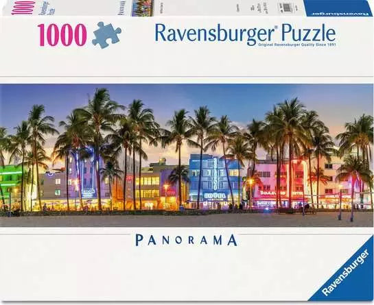 Ravensburger Night Glow on Ocean Drive 1000 Piece Puzzle