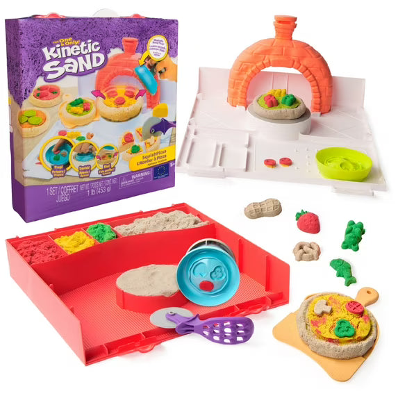 Kinetic Sand Squish Pizza