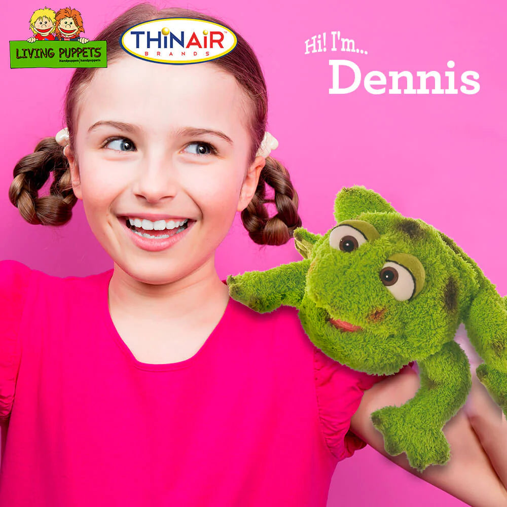 Dennis the Frog 10" Living Puppet