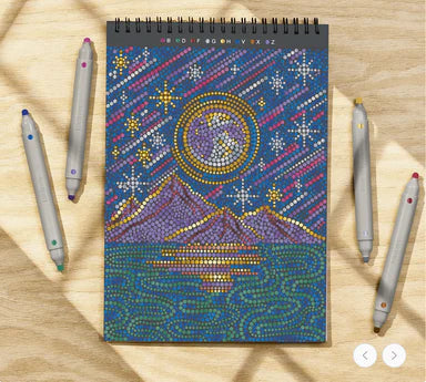 Lifelines FlowArt™ - Dot-By-Letter, Into the Galaxy