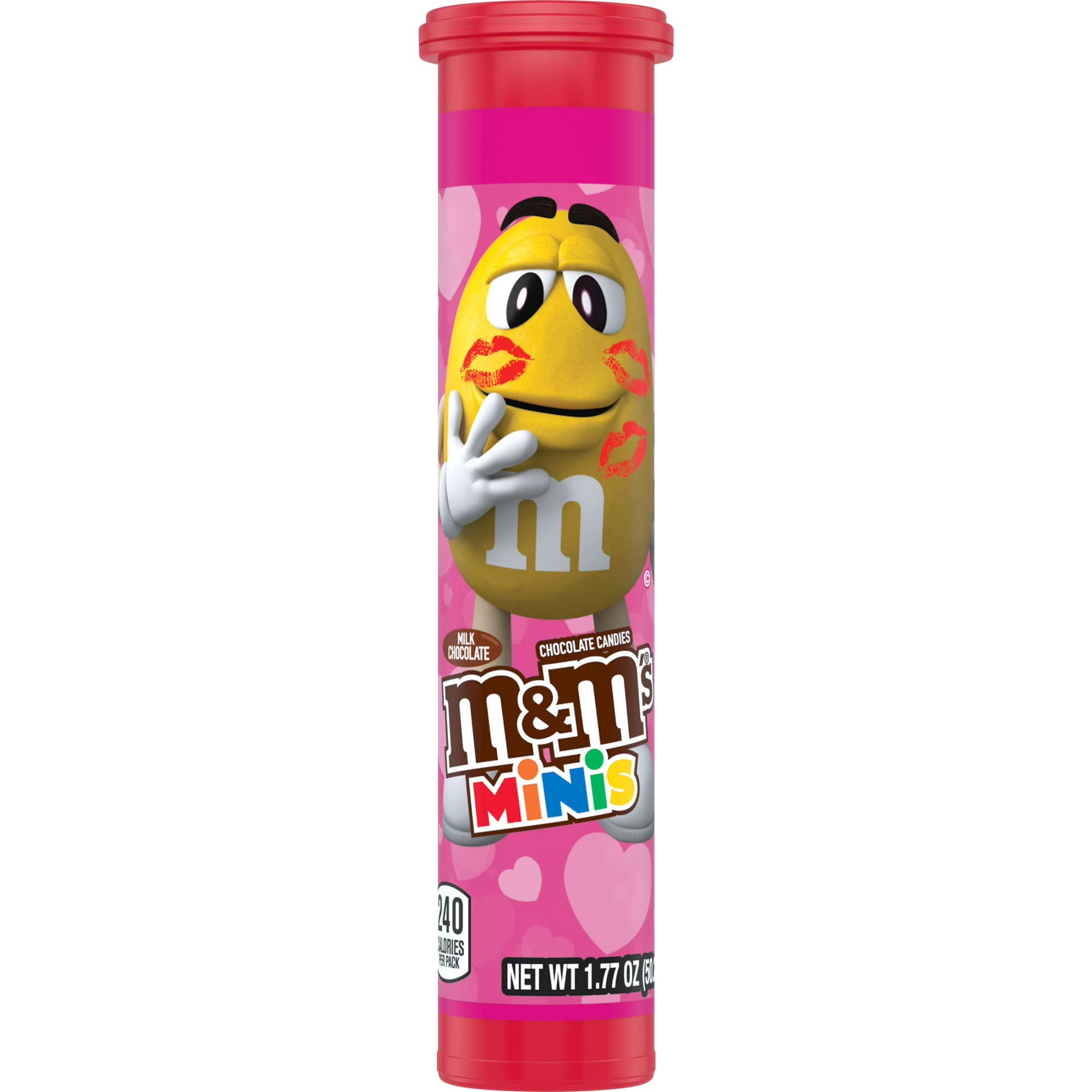 M&M Valentine's Day Mini Chocolate Tube, 1.77 oz