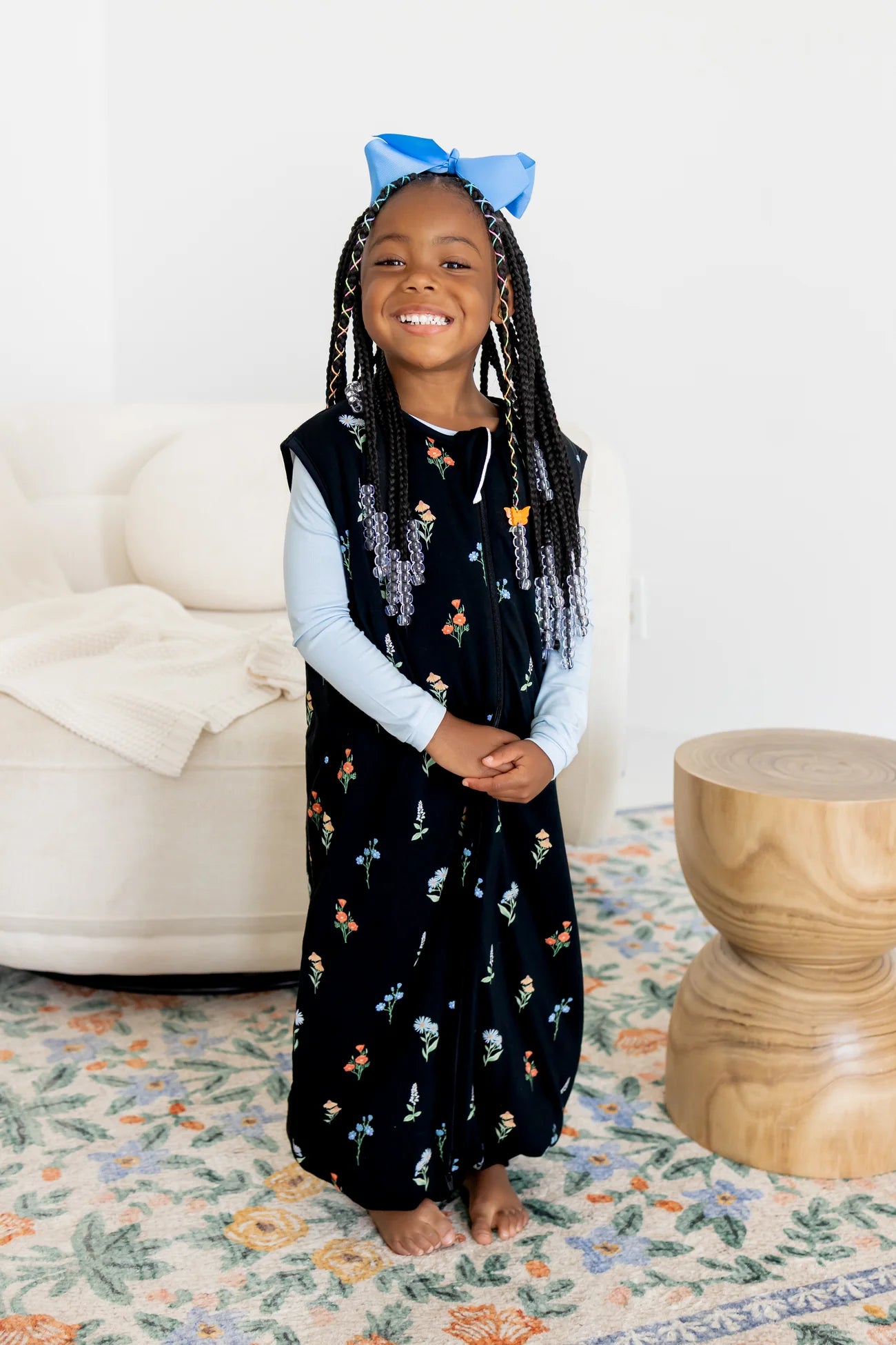Kyte Baby Sleep Bag Walker in Midnight Wildflower 1.0 TOG