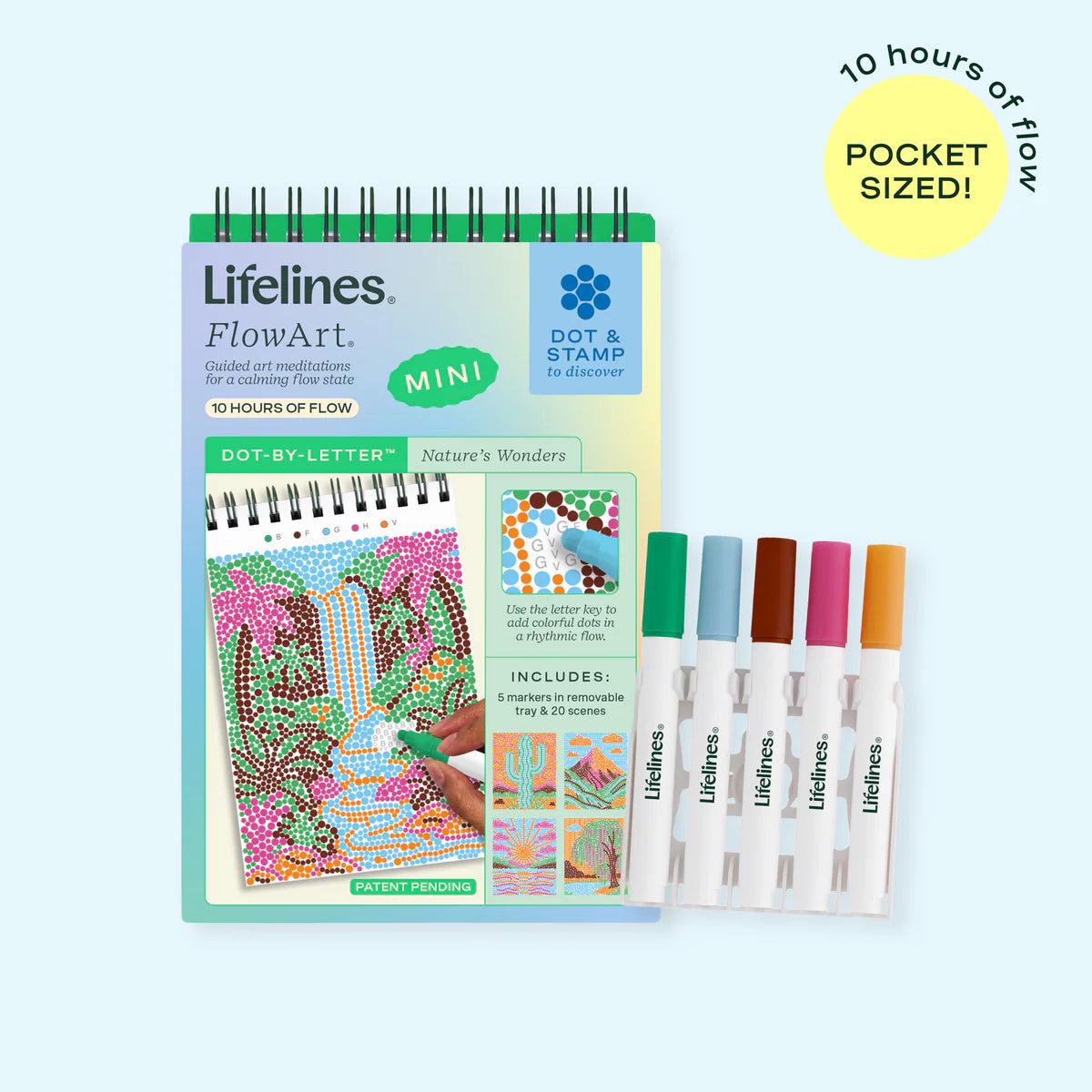 Lifelines FlowArt® Mini Single: Dot-By-Letter, Nature's Wonders