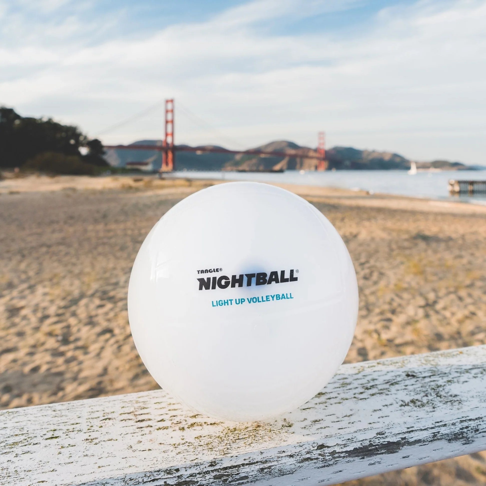Tangle NightBall LED Volleyball White
