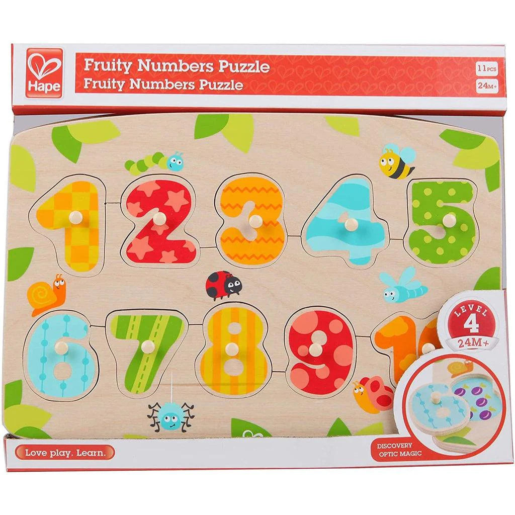 Hape Number Peg Puzzle