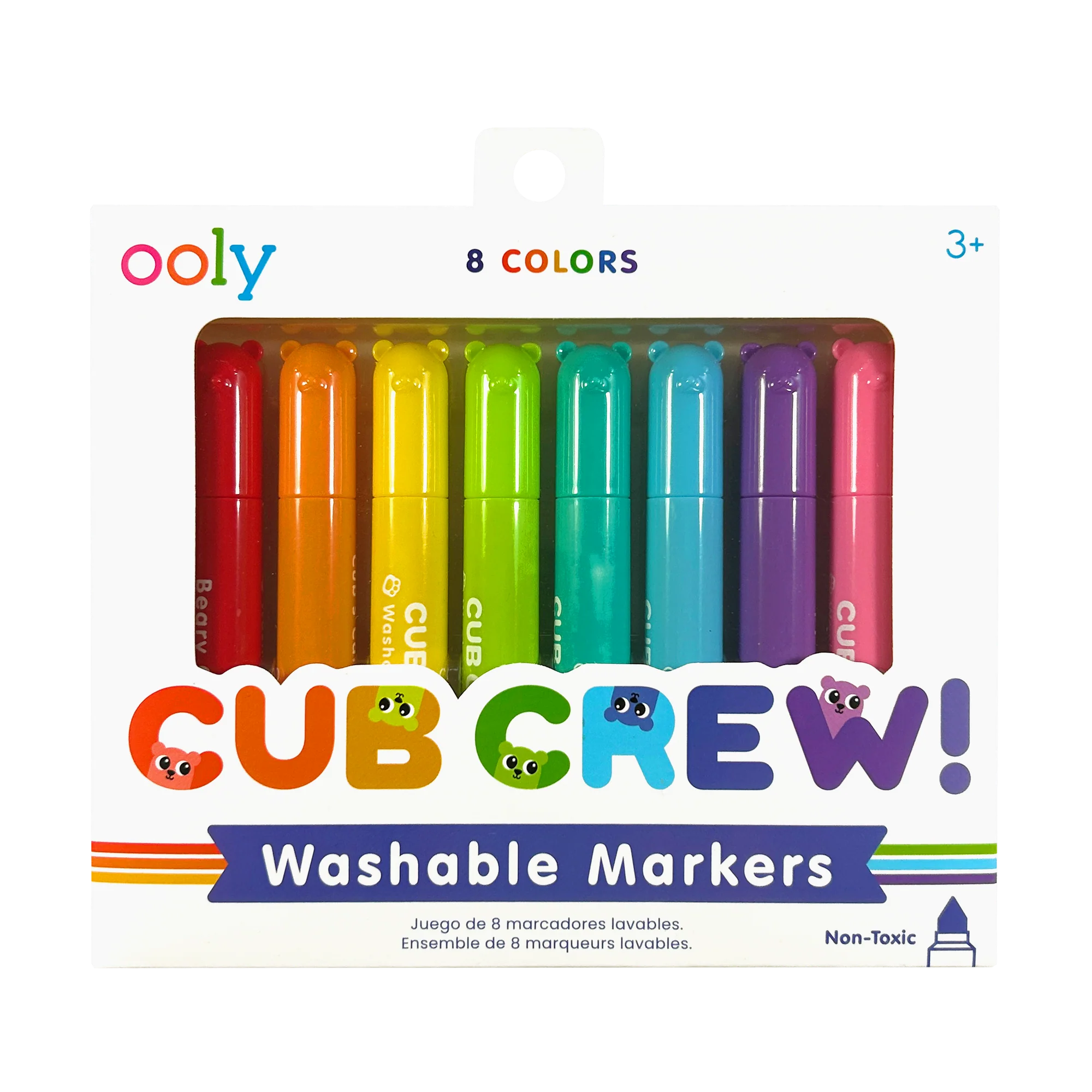 Ooly Cub Crew Washable Markers - Set of 8