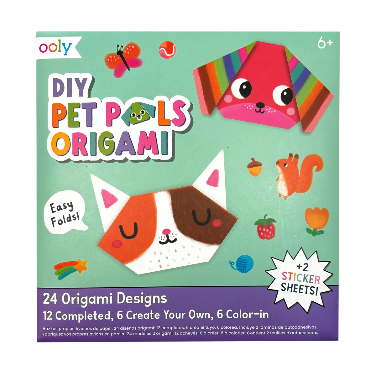 OOLY DIY Pet Pals Origami Activity Kit