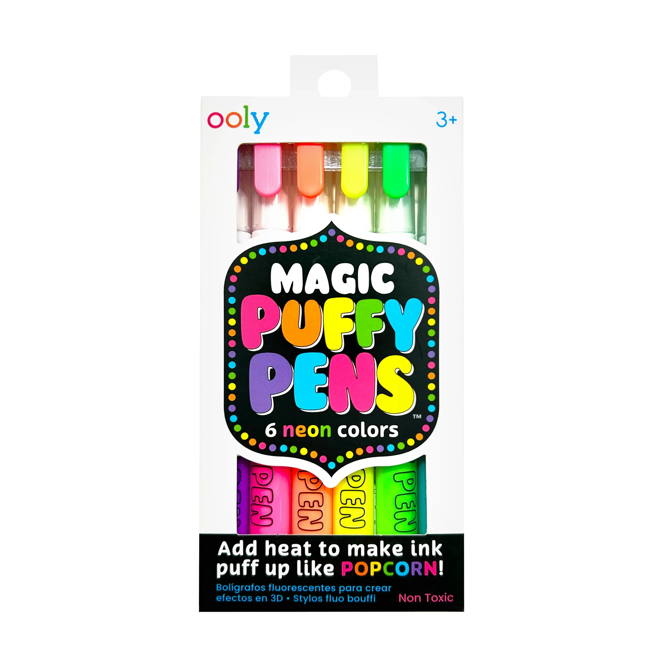 Magic Neon Puffy Pens
