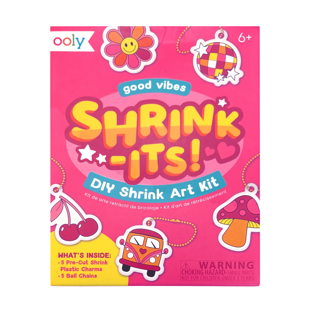 OOLY Shrink-Its! Mini DIY Shrink Art Kit - Good Vibes