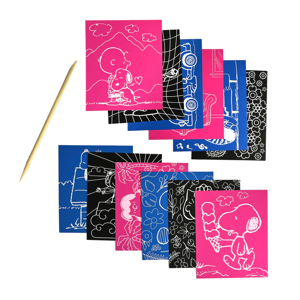 Ooly x Peanuts Scratch Art Kit