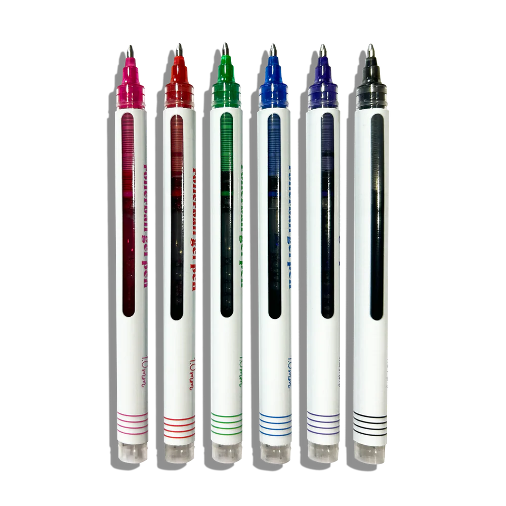 Ooly Seriously Smooth Rollerball Gel Pens - Set of 6