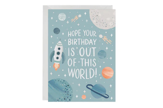 Out Of This World Birthday Card