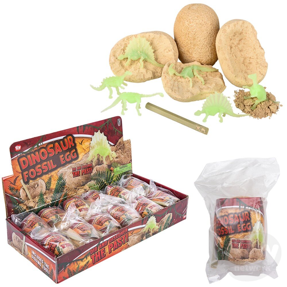 3" Dinosaur Fossil Egg