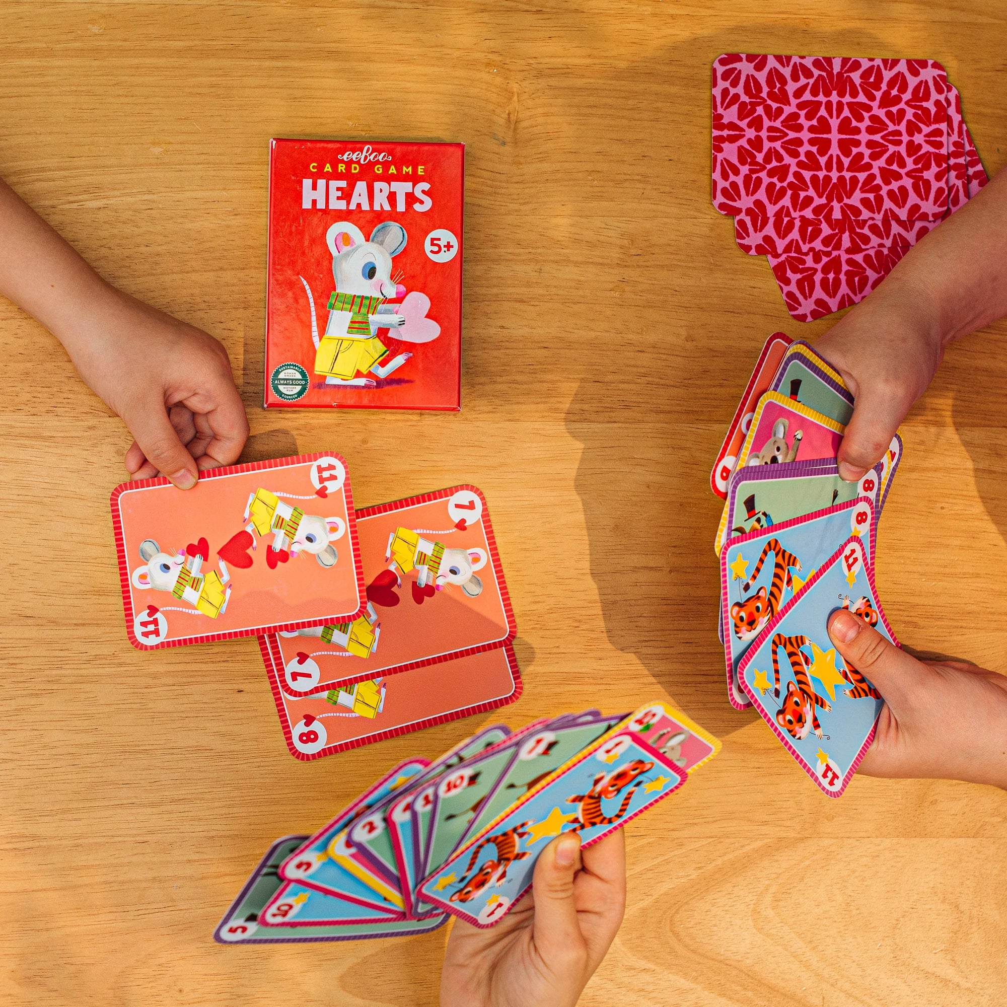 eeBoo - Hearts Card Game