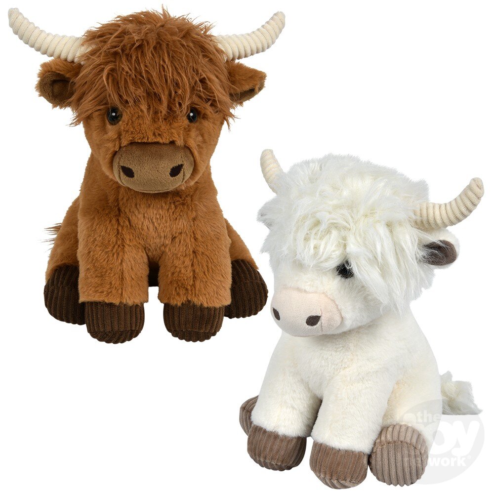 11.5" Highland Cow Plush