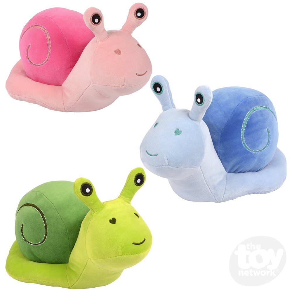 12" Colorful Plush Snail