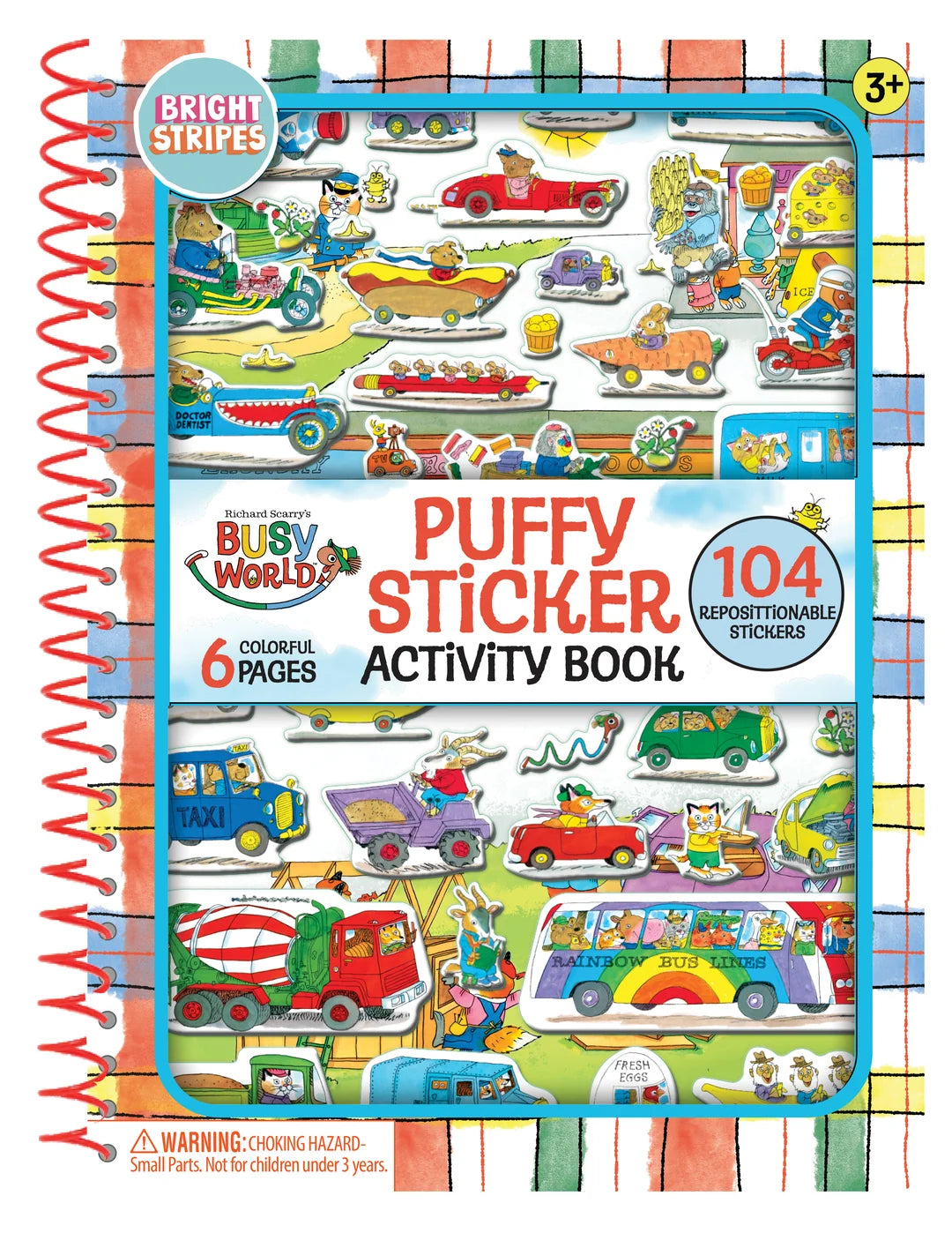 Richard Scarry's Busy World Puffy Sticker Activity Book