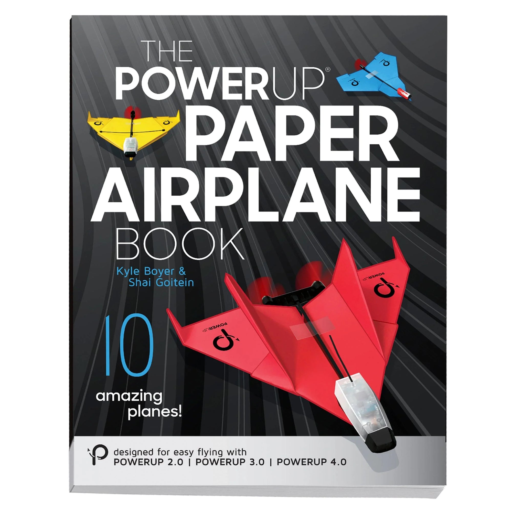 POWERUP Paper Airplane Book