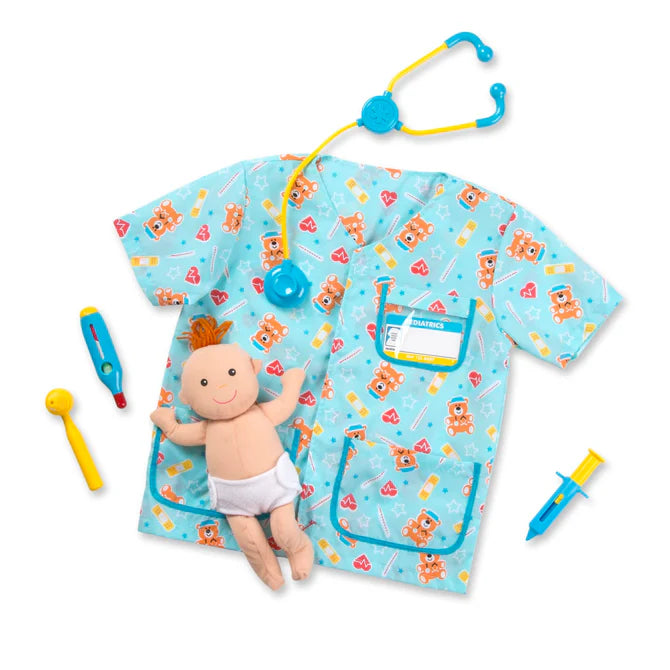Melissa & Doug Pediatric Nurse Role Play Costume Set